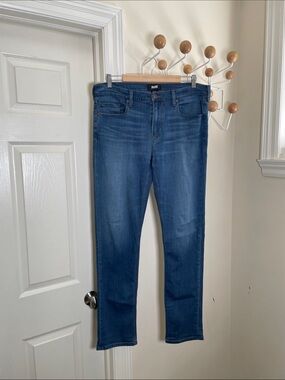 PAIGE Lennox - Classic  Straight-Leg Slim Jeans - Navy - 34 x 30